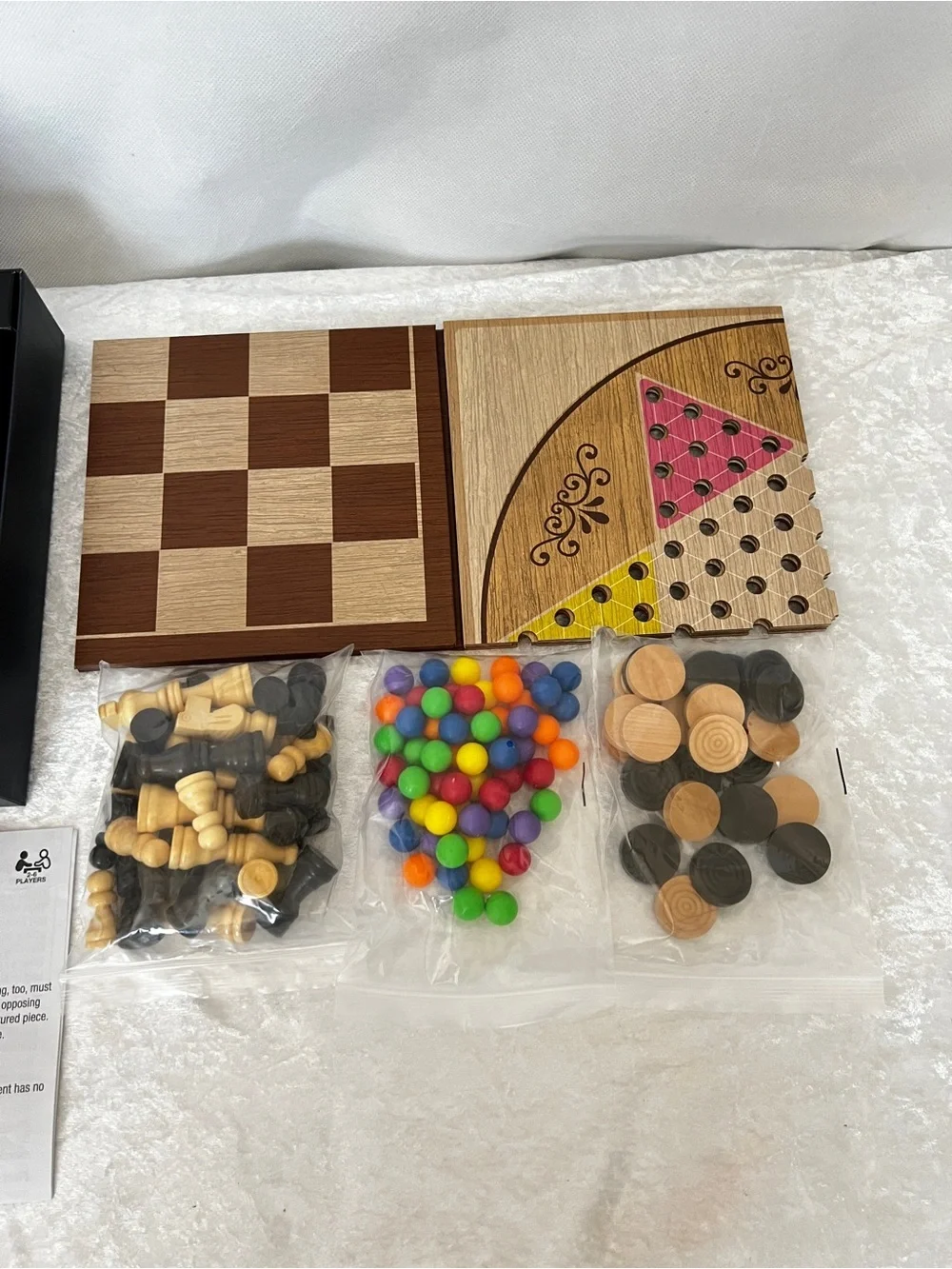 Game gallery Chess Checkers Chinese Checkers Board Game Age 8+ 2-6 Players
